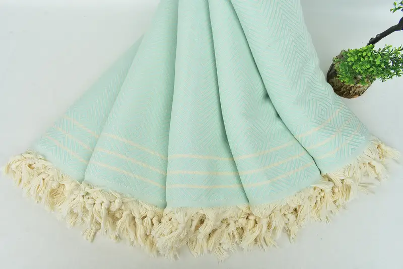 Christmas Gift Blanket, Tablecloth, Gift For Wedding Day, Personalized Gifts, 96x70 Cotton Diamond Towel, Wedding Favors, Beach Wedding Favor - 4