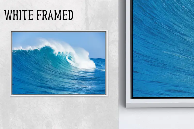 Okyanus Dalgaları: Kıyı Zarafetine Yönelik Baskılı Kanvas Sanatı