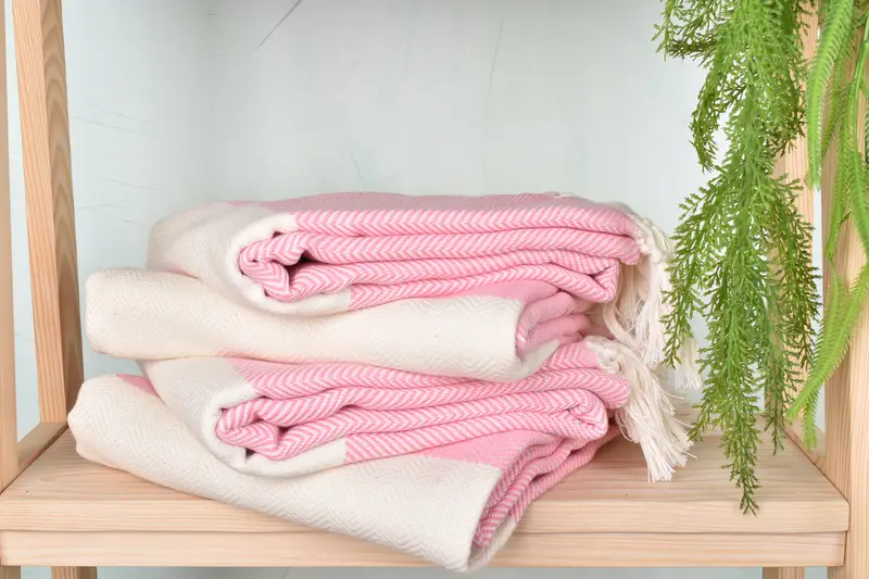 70x40 Cotton Herringbone Towel, Bridal Party Gifts, Valentines Day Gift For Her, Housewarming Gift, Best Beach Towel, Lightweight towel, Custom Gift - 7