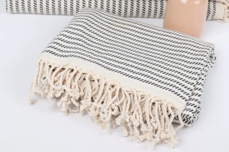 Organic Turkish towel, 70x40 Cotton Polka Dot Towel, Bridemaids Beach Towel, Unique Gift, Summer Gift, Pool Towels, Bachelor Towel, Beach towel - 5
