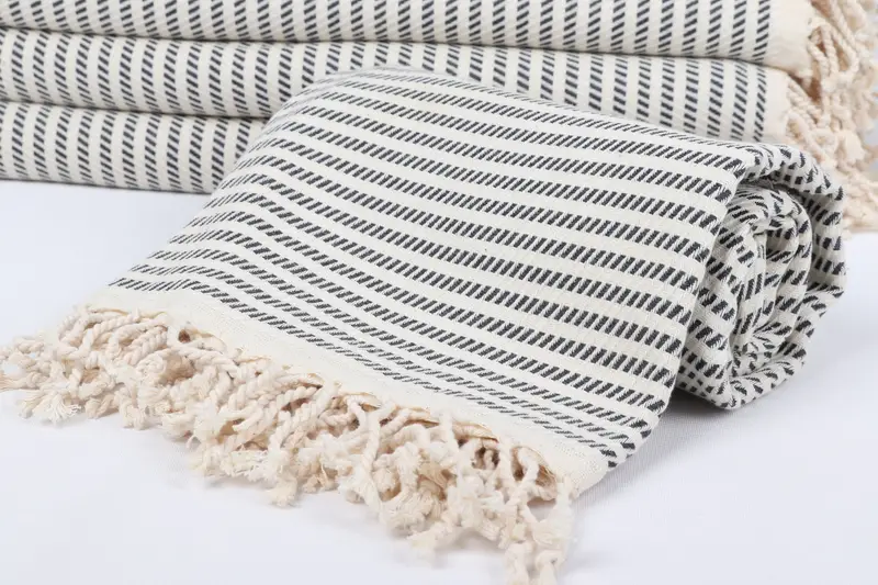 Organic Turkish towel, 70x40 Cotton Polka Dot Towel, Bridemaids Beach Towel, Unique Gift, Summer Gift, Pool Towels, Bachelor Towel, Beach towel - 4