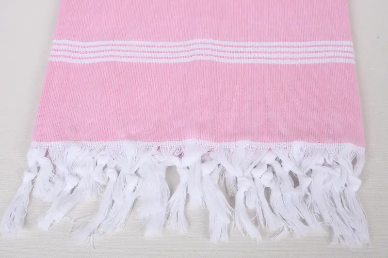 Birthday Gift, Best Friend Gift, Organic cotton peshtemal for spa and beach, Absorbent Turkish towel, 70x30 Cotton Striped Towel, Beach Towel Bulk - 3
