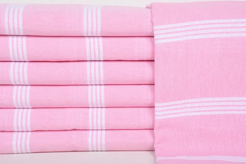 Birthday Gift, Best Friend Gift, Organic cotton peshtemal for spa and beach, Absorbent Turkish towel, 70x30 Cotton Striped Towel, Beach Towel Bulk - 1