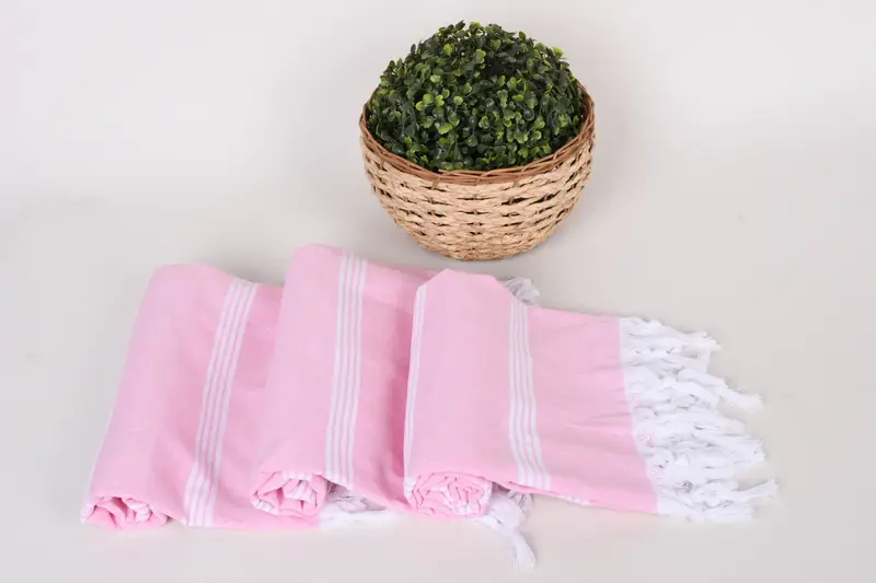 Birthday Gift, Best Friend Gift, Organic cotton peshtemal for spa and beach, Absorbent Turkish towel, 70x30 Cotton Striped Towel, Beach Towel Bulk - 8