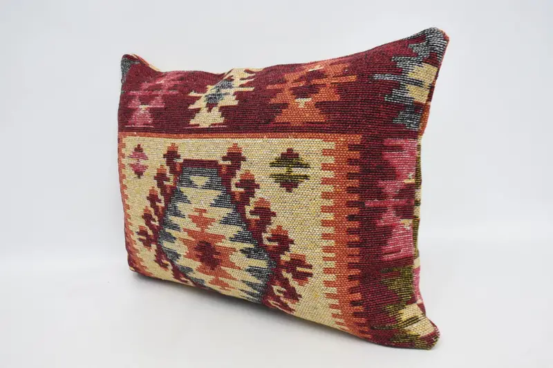 20x28 Red Pillow Cover, Turkish Pillow, Pillow for Couch, Colorful Cushion, Decorative Cushion Case, Interior Designer Pillow, Cushion - 4