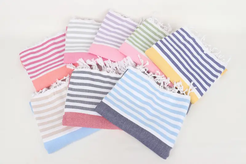Absorbent Turkish towel, 70x40 Cotton Striped Towel, Holiday Towel, Beach Towel Gift, Valentines Day Gift, Bachelorette Party Gifts Bridesmaids - 3