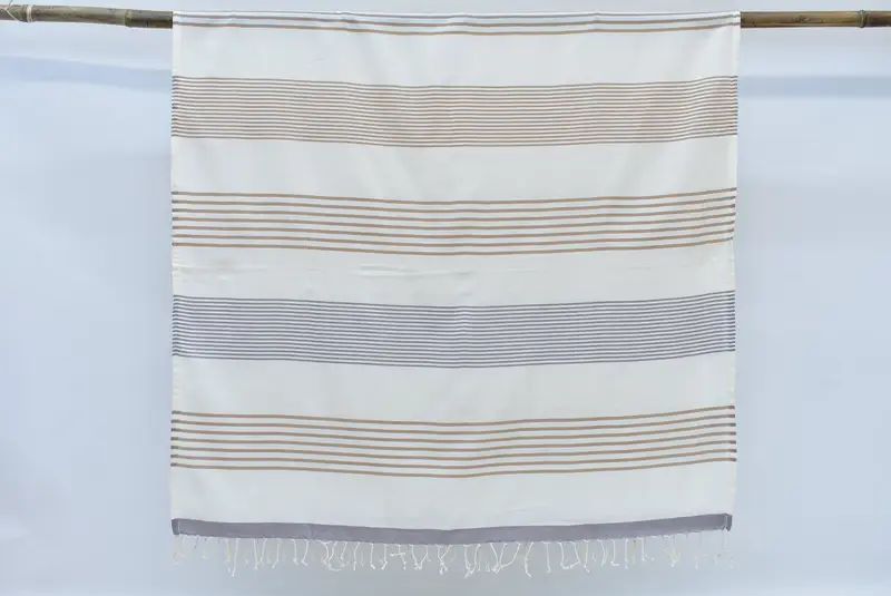 Embroidered Towel, 70x40 Cotton Striped Towel, Wedding Favors, Guest Towel, Wedding Shower Gift, Scarf Towel, Bachelorette Party Gifts Bridesmaids - 8