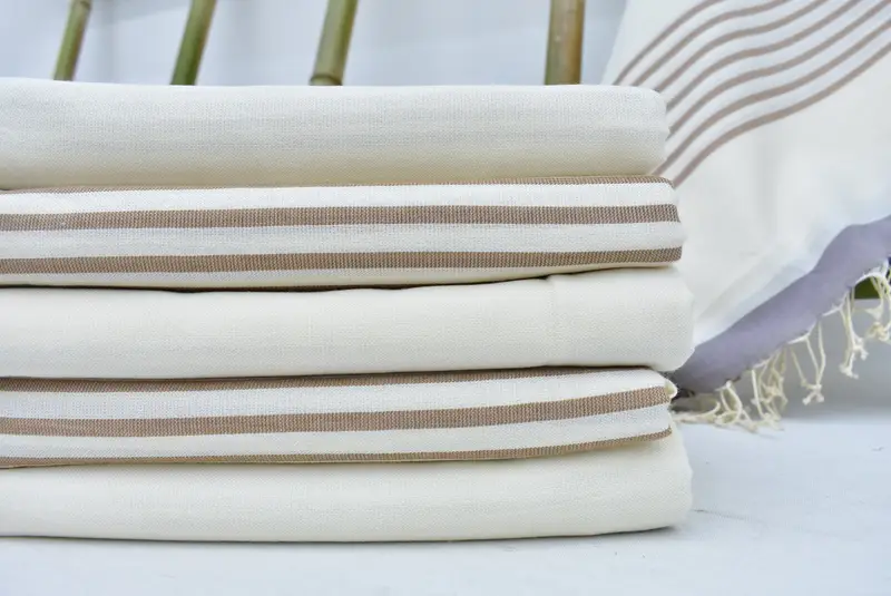 Embroidered Towel, 70x40 Cotton Striped Towel, Wedding Favors, Guest Towel, Wedding Shower Gift, Scarf Towel, Bachelorette Party Gifts Bridesmaids - 2