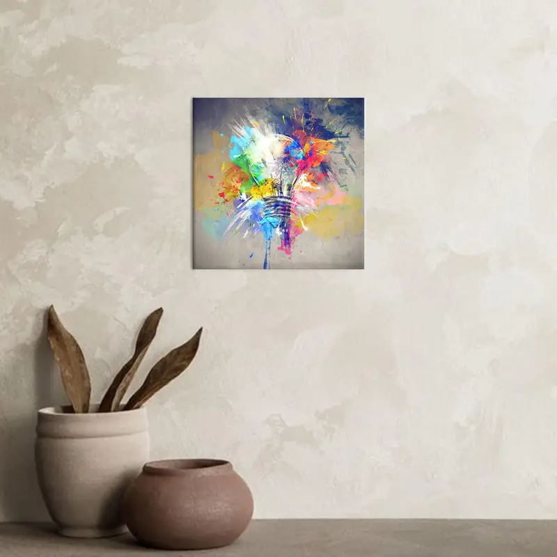 Light Painting Print Art, Colorful Light Art, Colorful Canvas Decor, Abstract Wall Art, Home Decor Art, Wall Hanging Art, Canvas Art Decor - 2