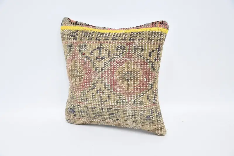 Home Decor Pillow, 12x12 Beige Pillow, Sofa Pillow Case, Wholesale Cushion Cover, Kilim Pillow Cover, Handmade Kilim Cushion, Pillow Cover - 5