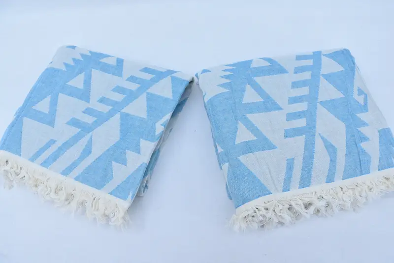 76x40 Cotton Geometric Towel, Bachelorette Party Gifts Bridesmaids, Holiday Towel, Bridesmaid Gifts, Bridal Shower Gift, Anniversary Gift For Her - 5