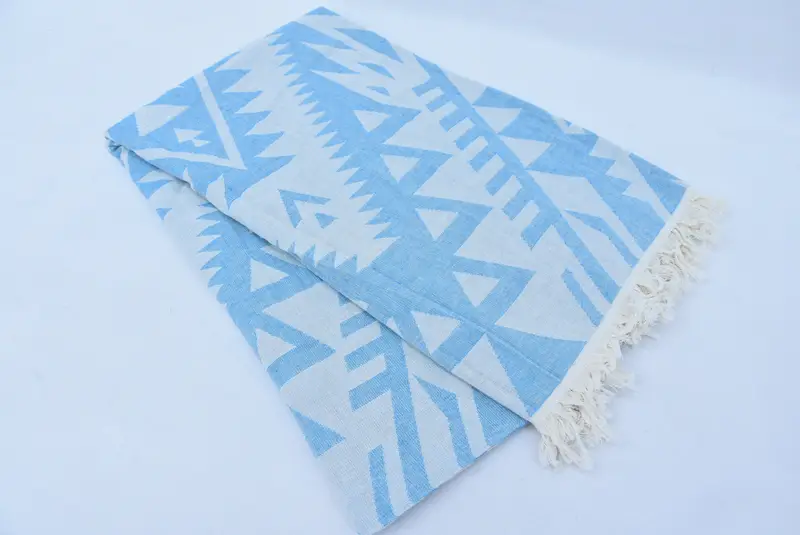 76x40 Cotton Geometric Towel, Bachelorette Party Gifts Bridesmaids, Holiday Towel, Bridesmaid Gifts, Bridal Shower Gift, Anniversary Gift For Her - 6