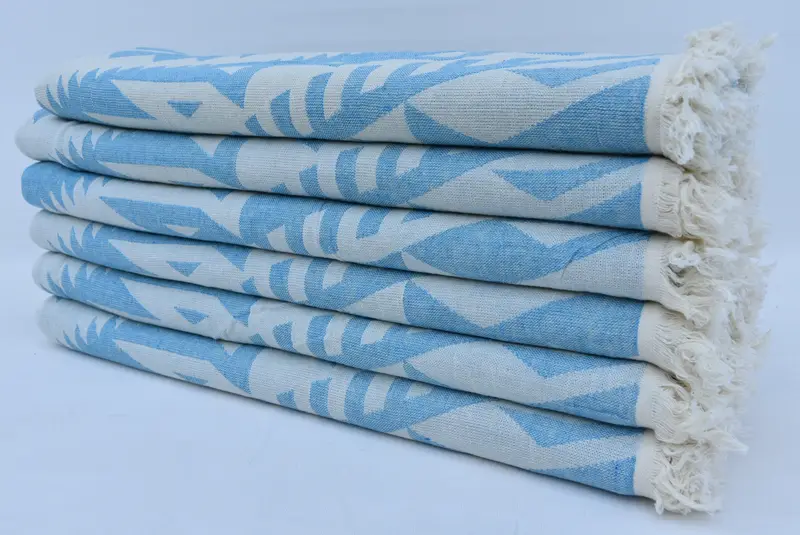 76x40 Cotton Geometric Towel, Bachelorette Party Gifts Bridesmaids, Holiday Towel, Bridesmaid Gifts, Bridal Shower Gift, Anniversary Gift For Her - 4