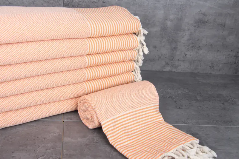 Personalized Towel, Maid Of Honor Gift, Absorbent Turkish towel, Embroidered Towel, 70x36 Cotton Striped Towel, Custom Name Towel, Scarf Towel - 2