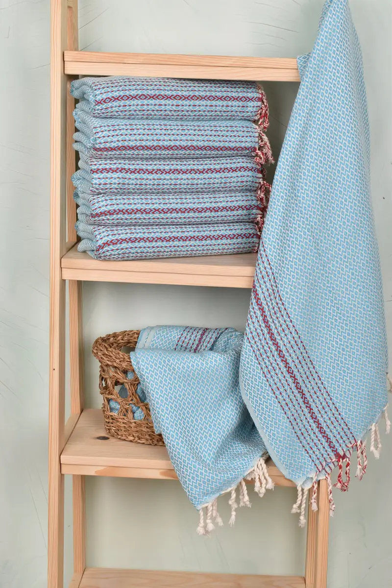 Sand-resistant Turkish towel for the beach, Personalized Towel, Wedding Gift, Custom Gift, 70x40 Cotton Diamond Towel, Gift For Boyfriend - 3