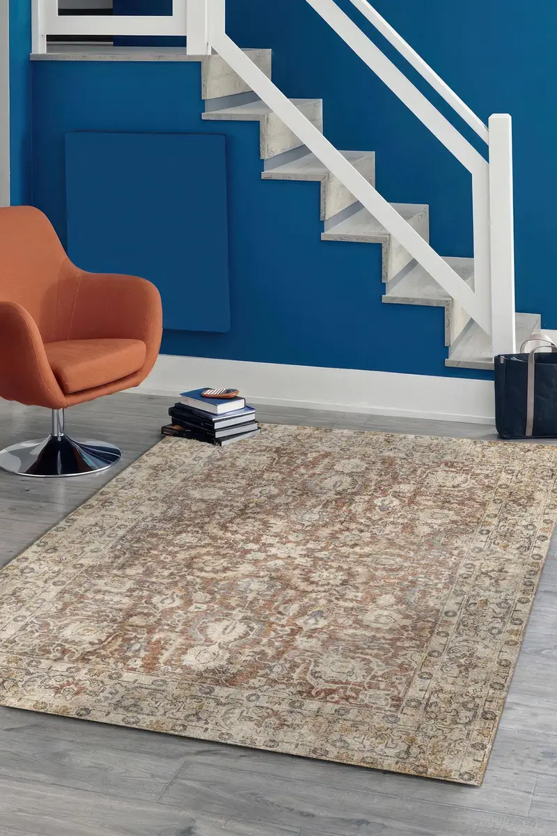 エレガントなプリントラグ：モダンなデザイン、柔らかい生地、ユニークなパターン。