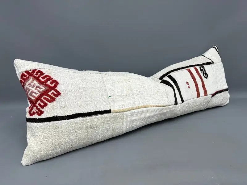 Vintage Pillow, Boho Pillow Sham Cover, 16x48 Beige Pillow Cover, Vintage Kilim Pillow, Pillow, Personalized Gift Pillow Pillow Case - 2