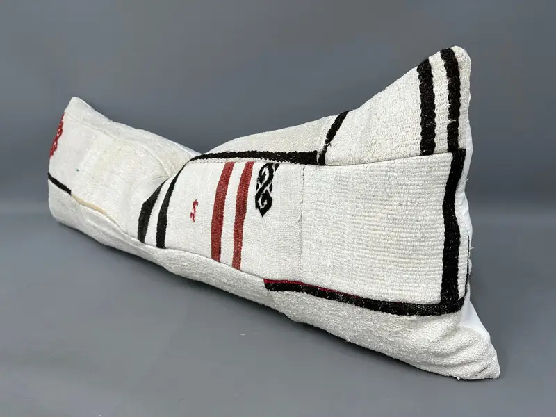 Vintage Pillow, Boho Pillow Sham Cover, 16x48 Beige Pillow Cover, Vintage Kilim Pillow, Pillow, Personalized Gift Pillow Pillow Case - 3