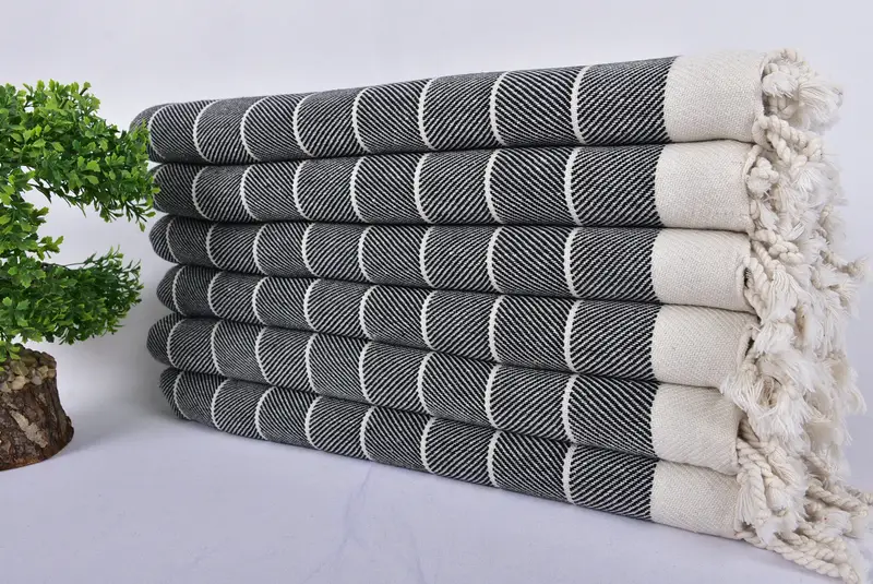 70x40 Cotton Herringbone Towel, Bachelorette Party Gifts Bridesmaids, Mother Of The Groom Gift, Thin towel, Summer Gift, Custom Turkish Towel - 3