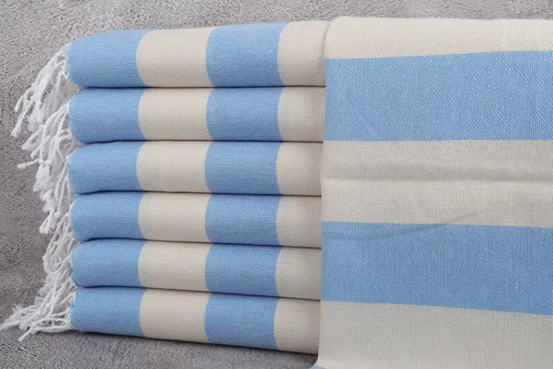 Bridesmaid Proposal Gift, Wedding Favors, Turkish Tea Towel, 40x18 Cotton Striped Towel, Personalized Gifts, First Wedding Anniversary Gift - 1