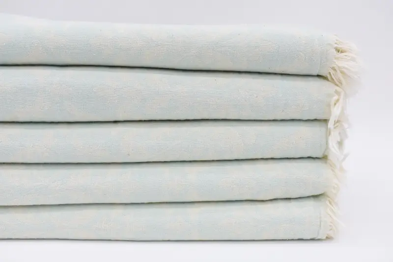 Organic Cotton Towel, 68x36 Cotton Baroque Towel, Bachelor Gifts, Hammam towel, Baby Boy Gift, Turkish beach towel with fringe, Summer Gift - 2