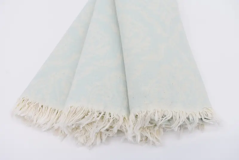 Organic Cotton Towel, 68x36 Cotton Baroque Towel, Bachelor Gifts, Hammam towel, Baby Boy Gift, Turkish beach towel with fringe, Summer Gift - 3