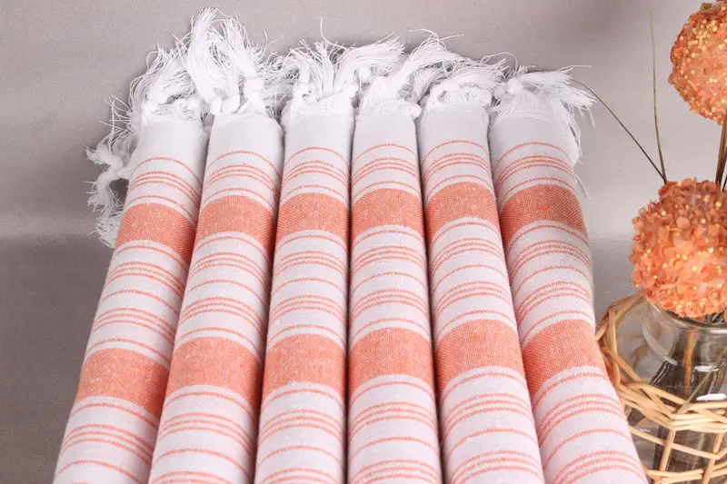 68x32 Cotton Striped Towel, Gym Towel, Turkish bath towel for spa, Monogram Turkish Towel, Bachelorette Party Favors, Maid Of Honor Gift, Soft towel - 3