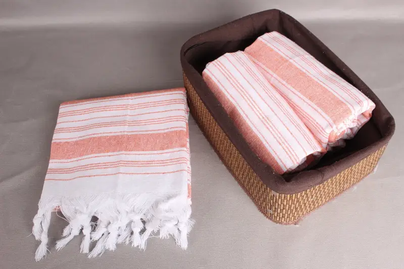 68x32 Cotton Striped Towel, Gym Towel, Turkish bath towel for spa, Monogram Turkish Towel, Bachelorette Party Favors, Maid Of Honor Gift, Soft towel - 5