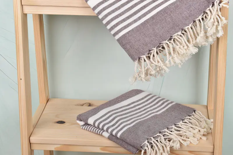 68x38 Cotton Striped Towel, Monogram Towels, Wedding Favors, Turkish bath towel, Luxury Turkish Bath Towel, Spa Gift, Bachelorette Party Decorations - 5