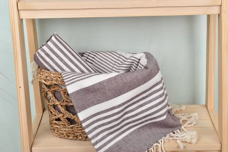 68x38 Cotton Striped Towel, Monogram Towels, Wedding Favors, Turkish bath towel, Luxury Turkish Bath Towel, Spa Gift, Bachelorette Party Decorations - 4