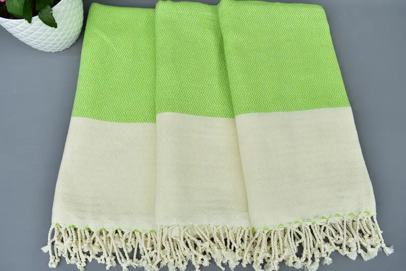 Organic Towel, House Warming Gift, 70x36 Cotton Herringbone Towel, Organic Cotton Towel, Lightweight Turkish towel, Custom Beach Towel, Soft towel - 8