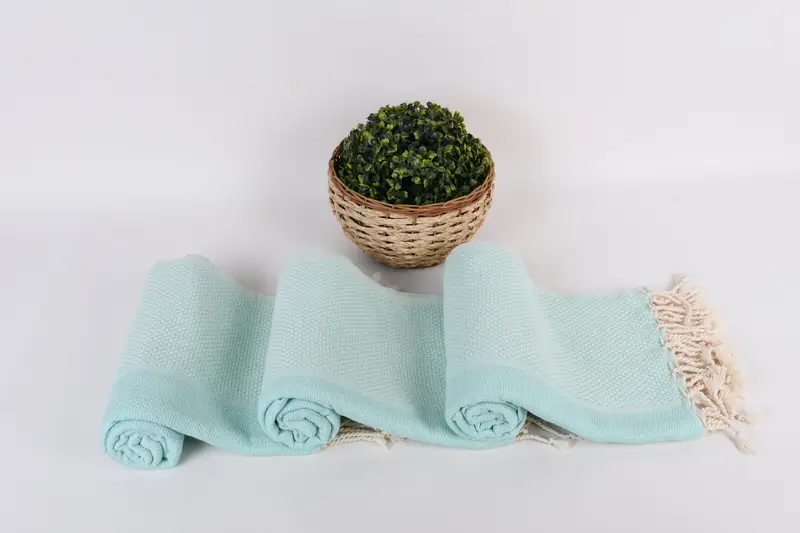 Personalized Towel Gift, Anniversary Gift For Her, 64x38 Cotton Geometric Towel, Custom Beach Towel, Cotton towel, Absorbent Turkish towel - 8