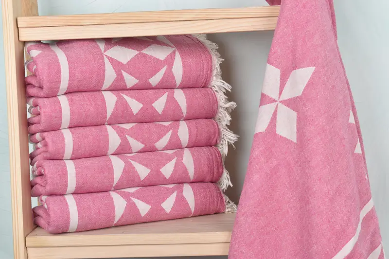 Custom Wedding Gift, Cute Beach Towel, Personalised Gift, 68x36 Cotton Compass Rose Design Towel, Turkish hand towel, Bachelorette Party Gifts - 3