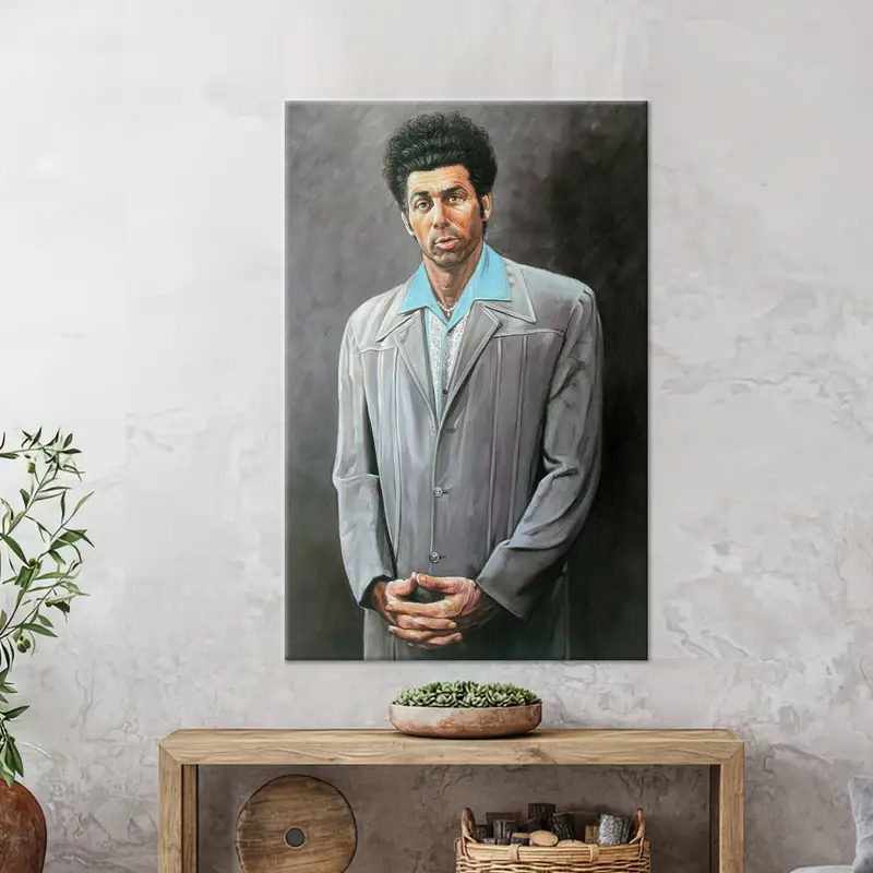 Lienzo de retrato moderno de Kramer: arte impreso moderno y elegante