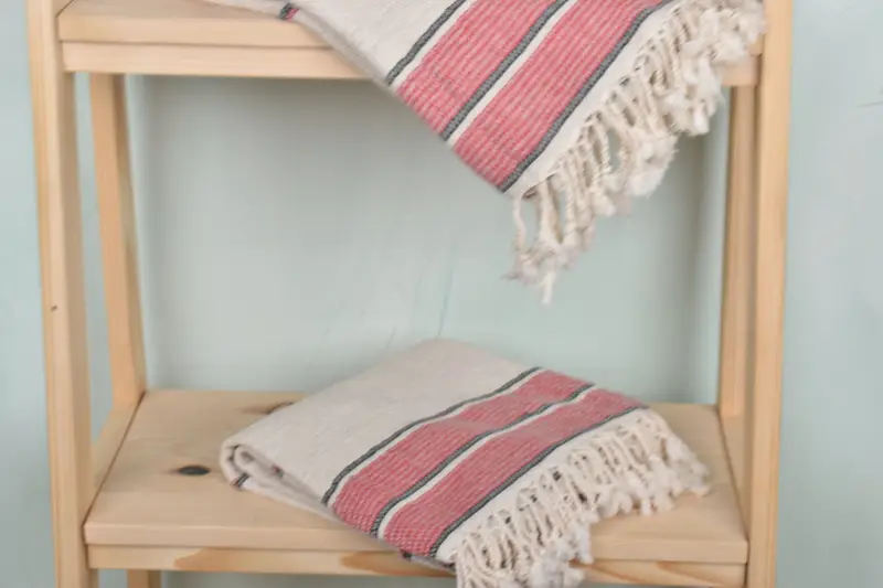 70x36 Linen Striped Towel, Bachelor Party Gifts, Best Friend Gift, Quick-Dry Beach Towel, Bachelorette Gifts, Turkish beach towel with fringe - 5
