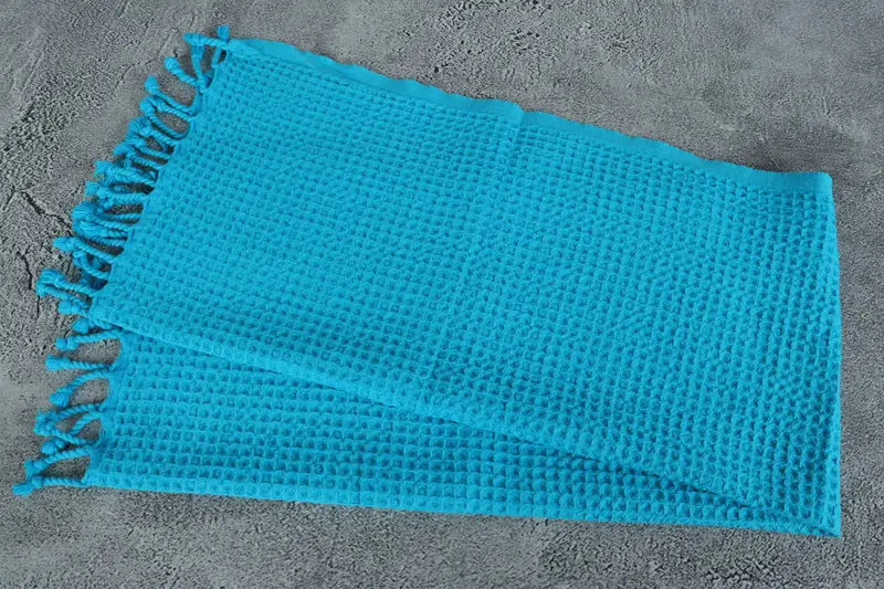 Christmas Hand Towel, Monogram Kitchen Towel, Organic Towel, Custom Hand Towel, 40x20 Cotton Waffle Towel, Gift For Her, Personalized Dish Towel - 6