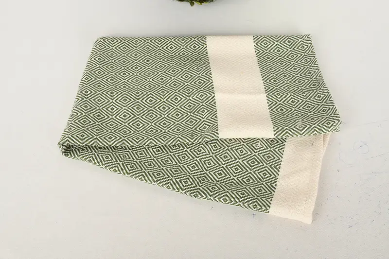 36x18 Cotton Set of 10 Towel, Organic Tea Towel, Turkish Hand Towel, Embroidery Towel, Turkish Tea Towel, Personalized Dish Towel, Gift For Bride - 6