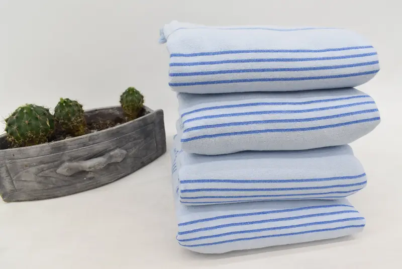 Housewarming Gift, Beach towel, 68x36 Cotton Striped Terry Towel, Hammam towel, Gift For Boyfriend, Large Beach Towel Personalized, Absorbent towel - 5