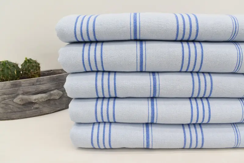 Housewarming Gift, Beach towel, 68x36 Cotton Striped Terry Towel, Hammam towel, Gift For Boyfriend, Large Beach Towel Personalized, Absorbent towel - 2
