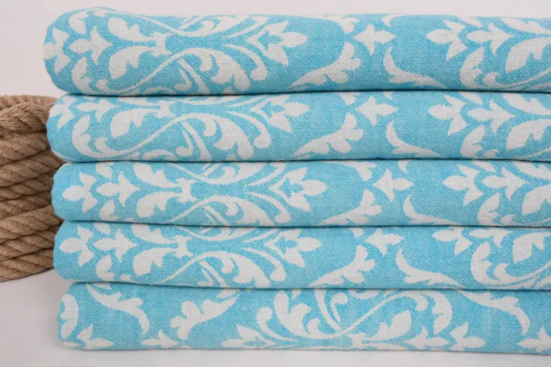 Fouta towel, Sand-resistant towel, Embroidery Towel, Bulk Order Towel, 68x36 Cotton Baroque Towel, Personalized Gift For Her, Turkish beach towel - 3