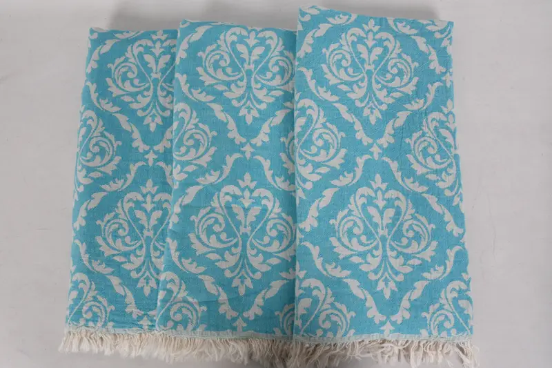 Fouta towel, Sand-resistant towel, Embroidery Towel, Bulk Order Towel, 68x36 Cotton Baroque Towel, Personalized Gift For Her, Turkish beach towel - 4