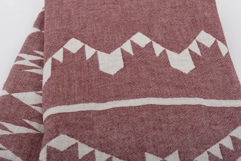 70x60 Cotton Geometric Towel, Boho Throw Blankets, Turkish Bedspread, Bachelorette Gifts, Wedding Favors, Personalized Wedding Gift - 5