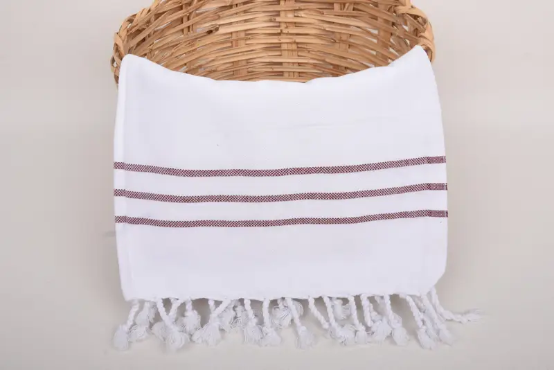 Monogrammiertes Handtuch, personalisieren Geschenk, Weihnachtsgeschenke, Fitnesshandtuch, türkisches Handtuchmonogramm, 40x24 Baumwollstreifenhandtuch, Badezimmertücher, Hochzeitsbevorzugungen - 5