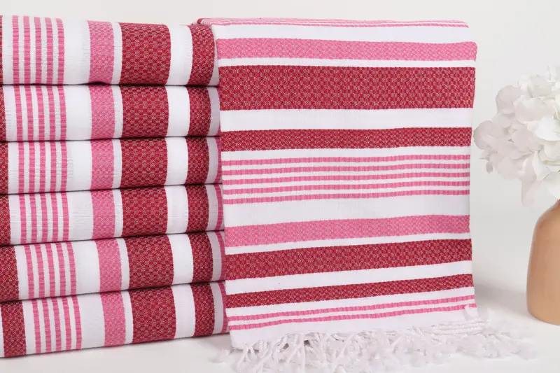 Personalized Wedding Gift, Spa Towel, 70x40 Cotton Striped Towel, Summer Towel, Pool Towels, Birthday Gift, Personalized Gifts, Organic towel - 2