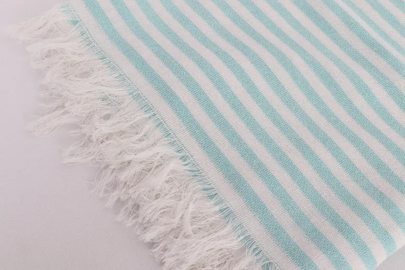 First Wedding Anniversary Gift, 70x40 Cotton Striped Towel, Family Gift, Bachelorette Party Decorations, Bridesmaid Gift, Custom Beach Towel - 7