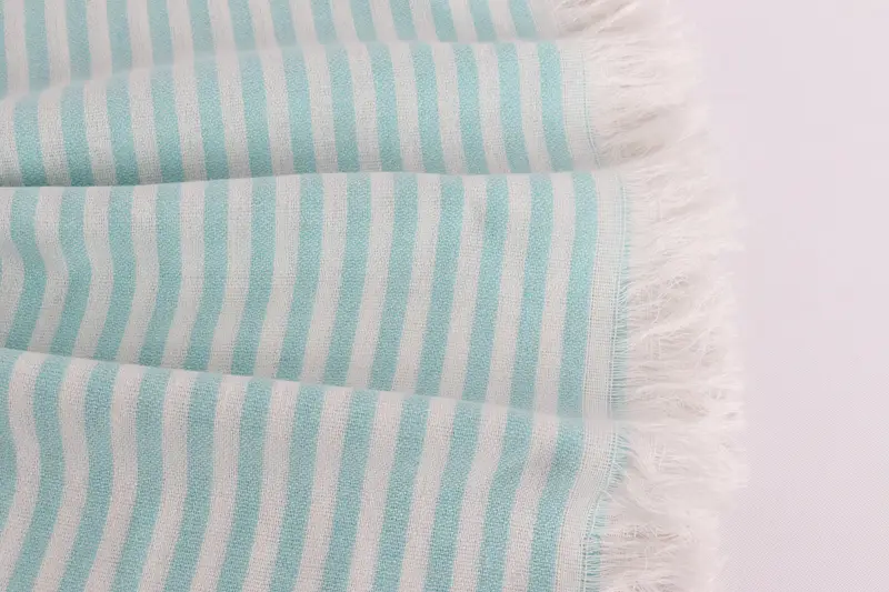 First Wedding Anniversary Gift, 70x40 Cotton Striped Towel, Family Gift, Bachelorette Party Decorations, Bridesmaid Gift, Custom Beach Towel - 8
