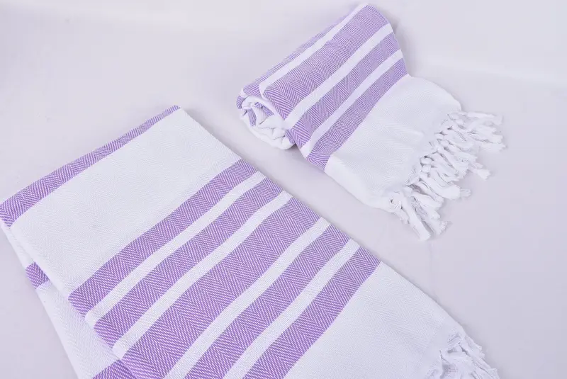 Quick-Dry Beach Towel, Guest Towel, Custom Name Towel, Home Gift, Wedding Towel, Absorbent towel, Personalized Gifts, 70x40 Cotton Herringbone Towel - 7