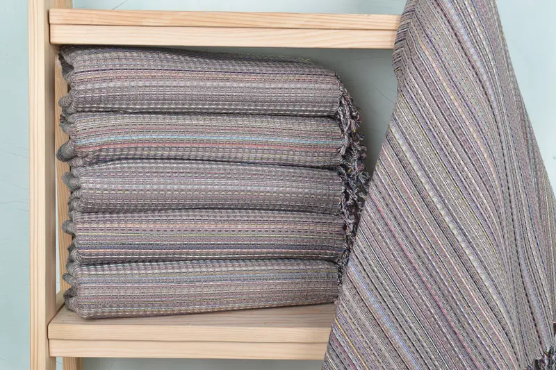 Personalized Towel, Brown Cotton Towel, 40x71 Inches