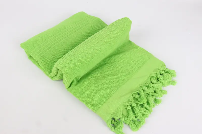 Soft and absorbent Turkish towel, Turkish beach towel, Spa Towel, 70x36 Cotton Striped Terry Towel, Absorbent towel, Personalized Gifts, Family Gift - 6