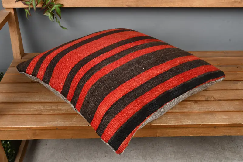 Toss Pillow Cover, Interior Designer Pillow, Pillow Cover, Accent Throw Cushion Case, Boho Pillow, 22x22 Brown Pillow Sham, Pillow for Sofa - 2
